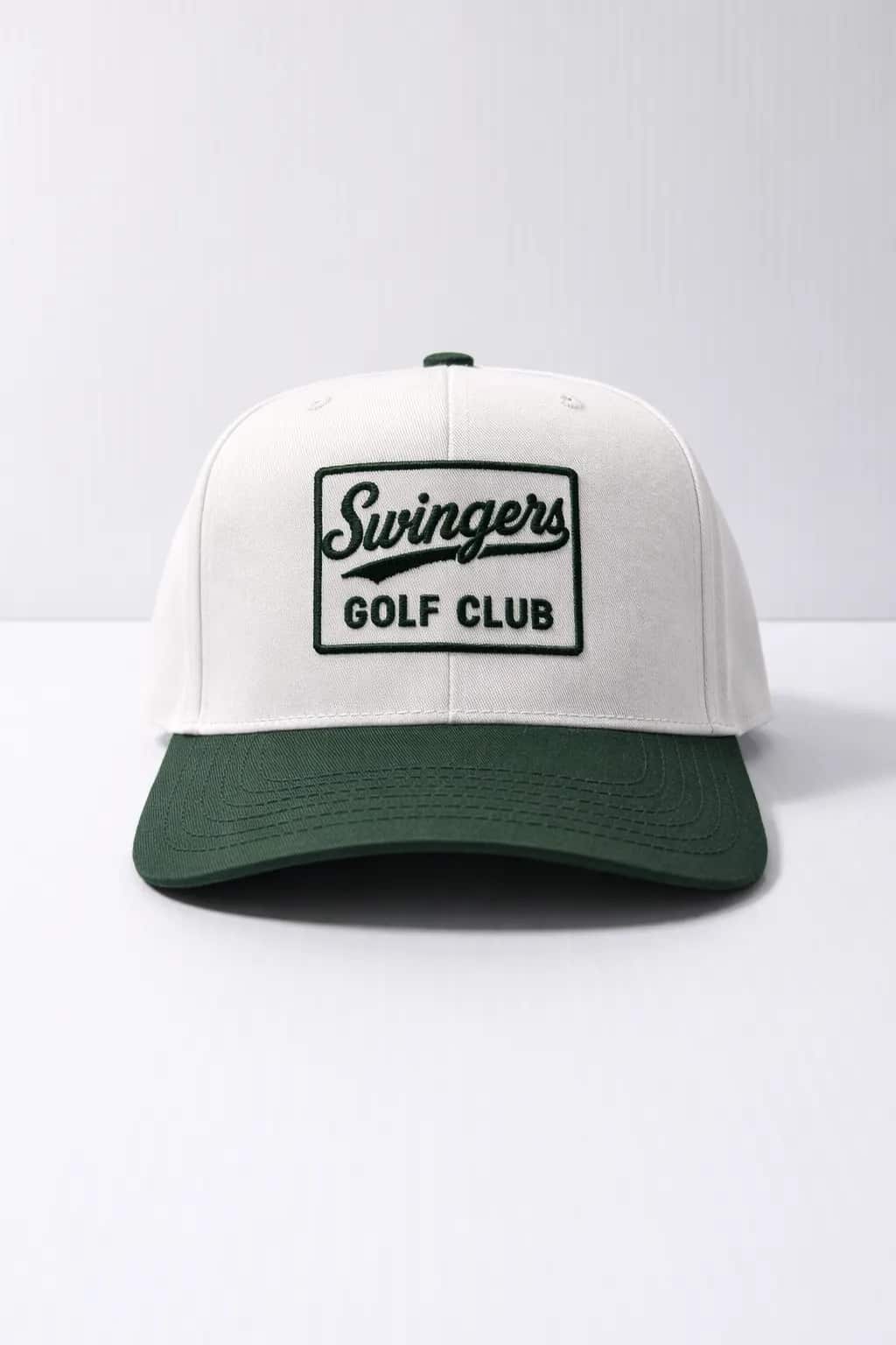 Swingers Golf Club Snapback - White/Green
