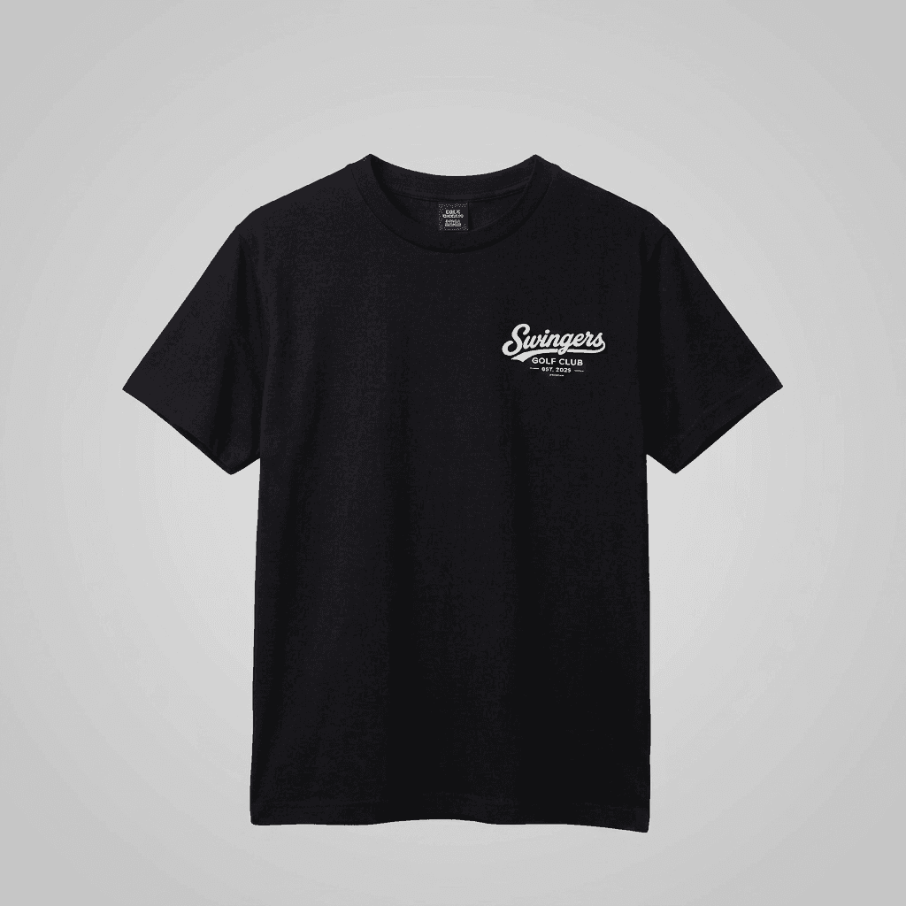 Swing Responsibly Tee - Black