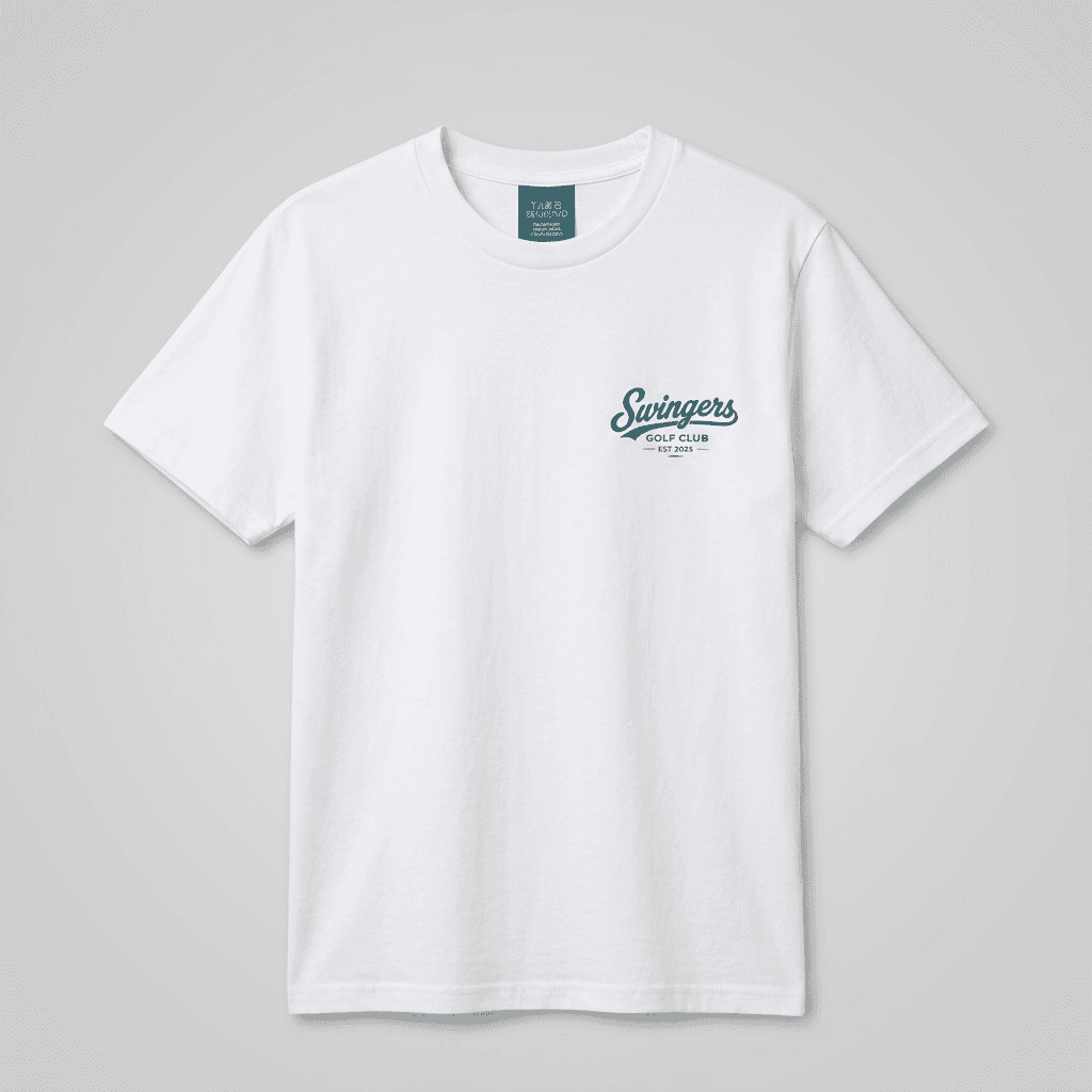 Swing Responsibly Tee - White