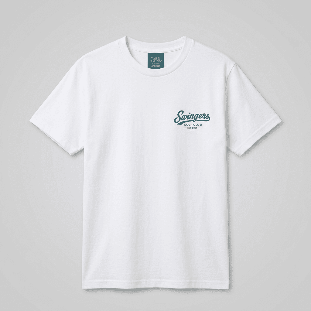 Swing Responsibly Tee - White - View 1 of 3